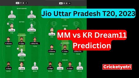 Mm Vs Kr Dream Prediction In Hindi Dream Team Fantasy Cricket