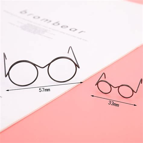 Fashion Round Frame Lensless Retro Cool Doll Glasses For Doll Accessoriep1 Ebay