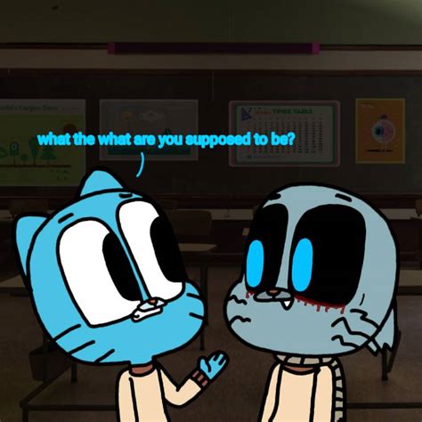 Gumball meets Grieving!Gumball by HaileyKittydoesart on DeviantArt