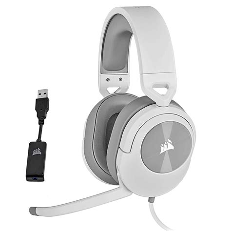 Corsair Hs Surround Wired Gaming Headset White Progear Cambodia