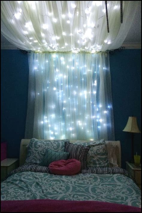 20 Canopy Fairy Lights Bed