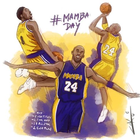 Jeff Loko Illustrations On Instagram “ce 240820 Cest Le Mamba Day Soit La Date Anniversaire