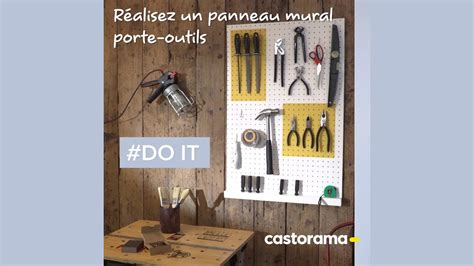 DIY Réalisez un panneau mural porte outils Castorama YouTube