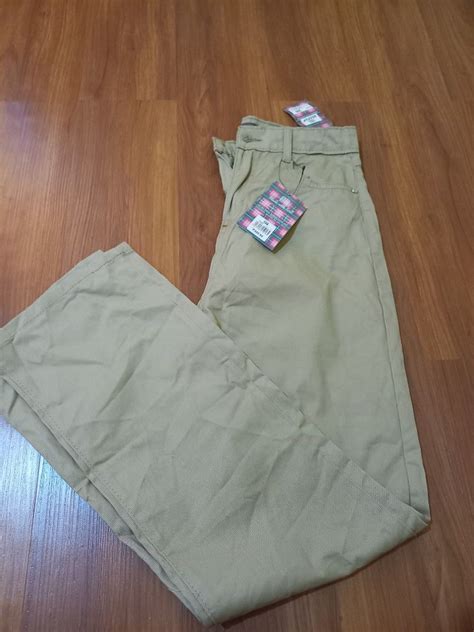 Neutral Baggy Wide Legs High Waisted Pants On Carousell