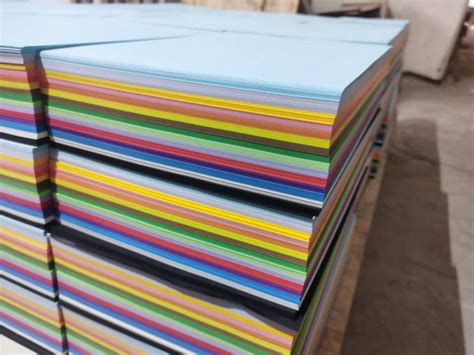 Virgin Wood Pulp A4 Coloured Paper Sheets 120g Cardboard Multifunciton