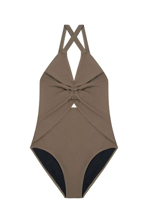 women's one piece cut out bathing suit 12