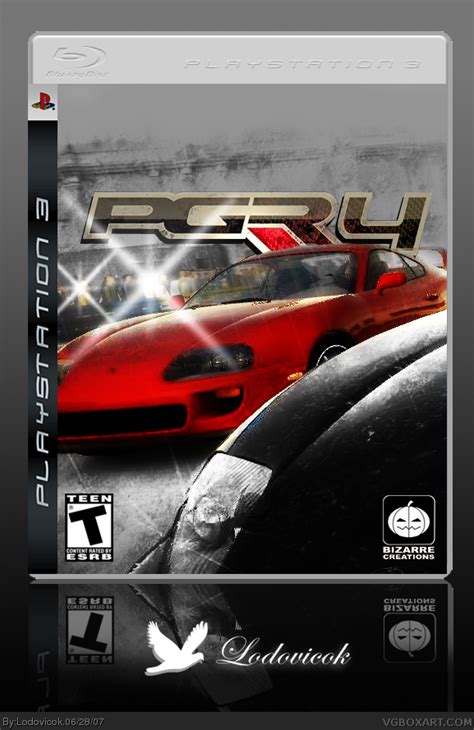 Project Gotham Racing 4 PlayStation 3 Box Art Cover by Lodovicok