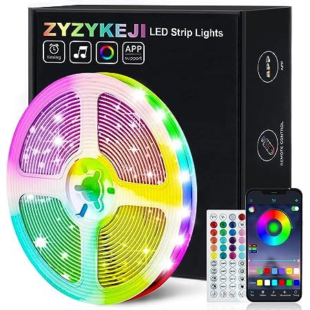 Sylvwin Led Strip Lights RGB 5M Color Changing LED Lights With Remote