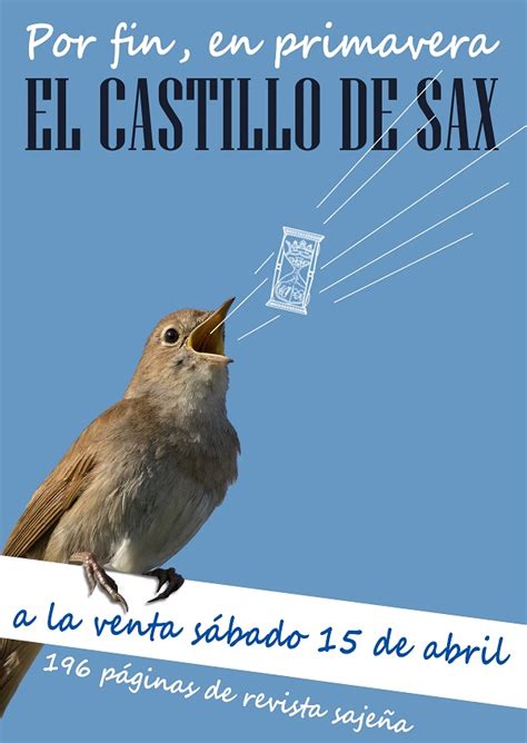 La revista nº43 El Castillo de Sax aparecerá el sábado día 15 de