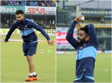 Virat Kohli Pulls Off Harbhajan Singh S Iconic Bowling Action Like A