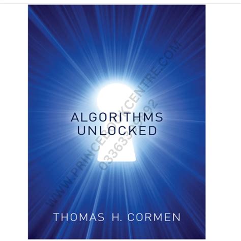 Algorithms Unlocked by Thomas H. Cormen – Prince Book Centre