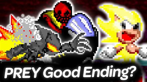 Prey P Good Ending Or No Vs Sonic Exe 3 0 Friday Night Funkin Youtube