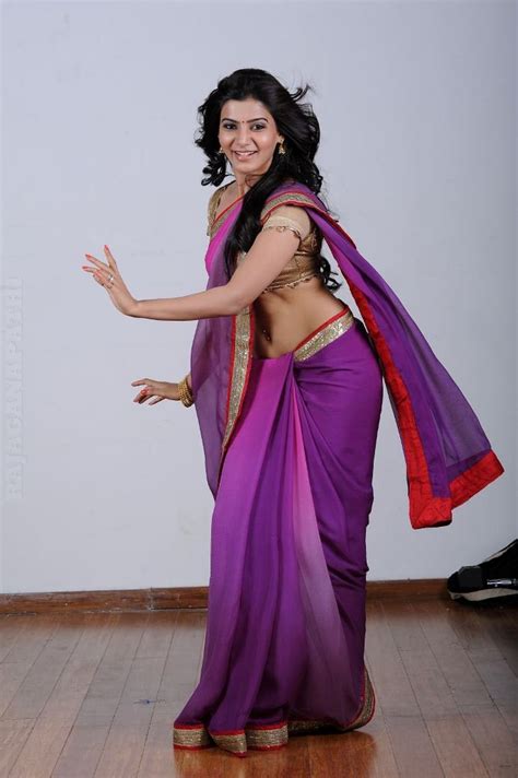 Actress Navel Show Actress Samantha Hot Photos Saree Samantha Photo Gallery Actress South