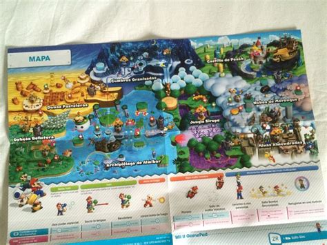 Super Mario Bros Wii U Map