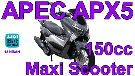 Apec Apx Cc Maxi Scooter N San Da A De Youtube