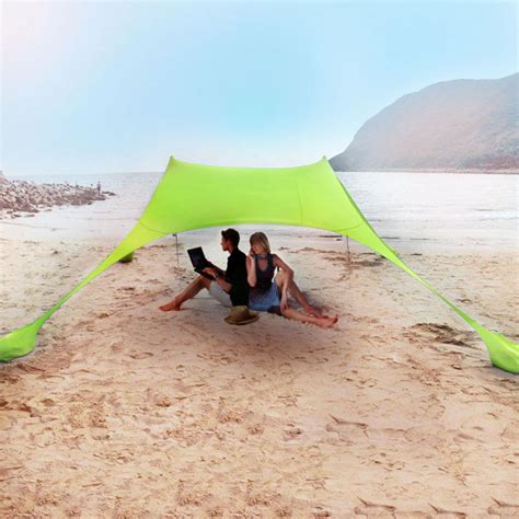 Tente Dombrage De Plage Couleurs Protection Uv Portable Pour