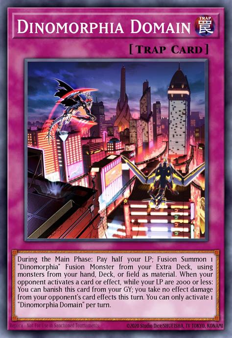 Dinomorphia Domain Yu Gi Oh Card Database Ygoprodeck