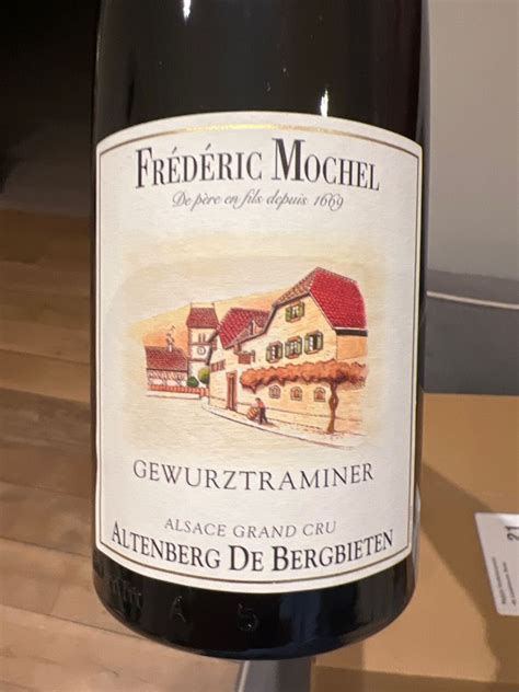 2012 Domaine Frédéric Mochel Gewurztraminer Altenberg de Bergbieten