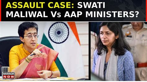 Swati Maliwal Hits Back At Aap Minister Atishi Marlena Accuses Delhi