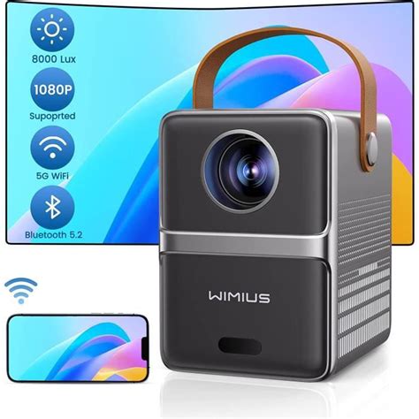 Mini Projecteur Lumens G Wifi Bluetooth Wimius