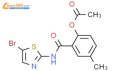 868529 44 6 Benzamide 2 Acetyloxy N 5 Bromo 2 Thiazolyl 5 Methyl