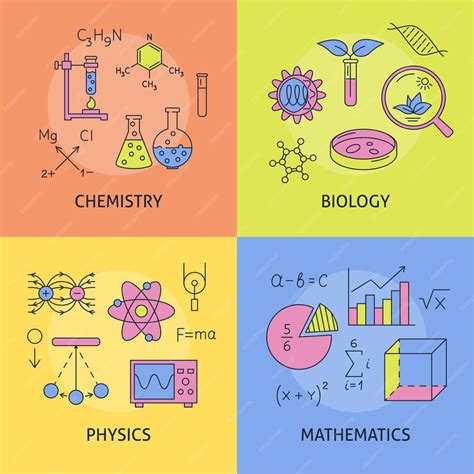 Premium Vector Science Banners Set