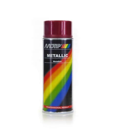MOTIP LAKIER CZERWONY METALIK METALIC SPRAY 400ml - 7126335234 ...