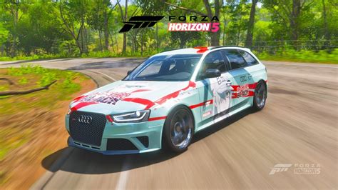 Trying Drifting On Hill And Offroad With Audi Rs Avant Forza Horizon