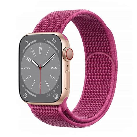 Nylon Armband Apple Watch 8 41mm Dragon Fruit Elgiganten Elgiganten