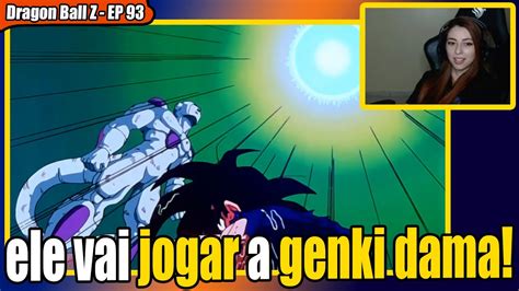 Ycass Reagindo A Goku Faz A Genki Dama Dragon Ball Z EP 93 Saga