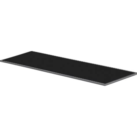 Black Glass Shelf >br> 60x20x0.8cm - Mastershelf