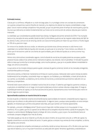 Carta Trimestral Bestinver 2 Trimestre De 2018 PDF