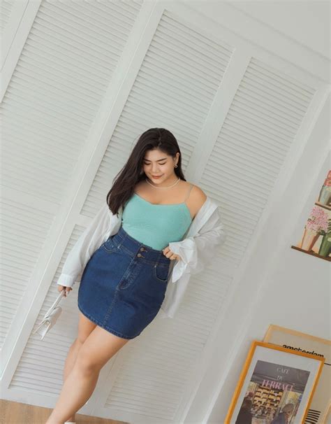 Stitched Double Buttonhigh Waist Denim Skirt Air Space