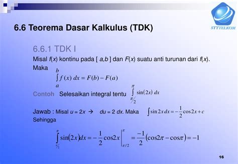 Teorema Dasar Kalkulus Lembar Edu Riset