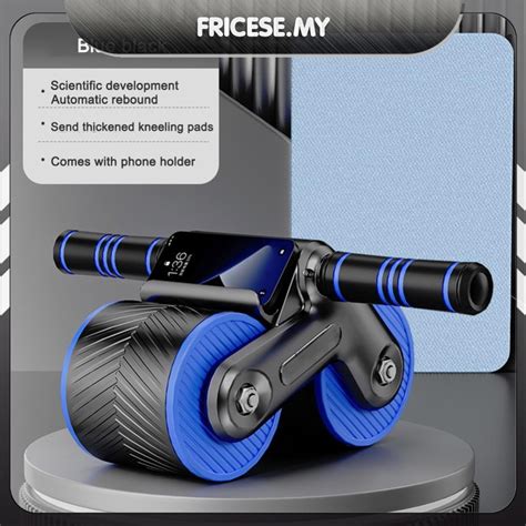 Fricese My Ab Slider Roller Anti Slip Abdominal Trainer With Mat Home