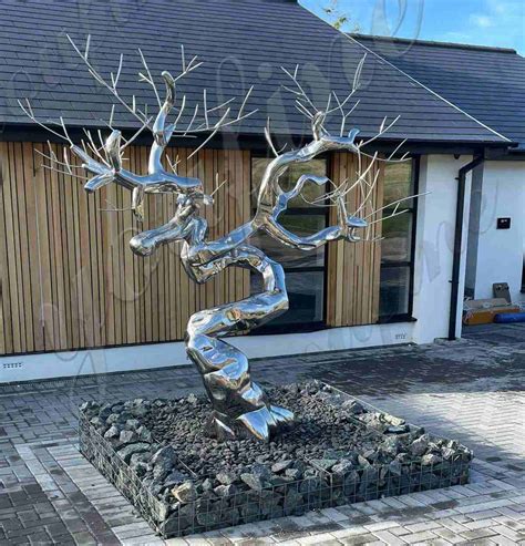 Stainless Steel Tree Sculpture Park Decor YouFine Sculpture