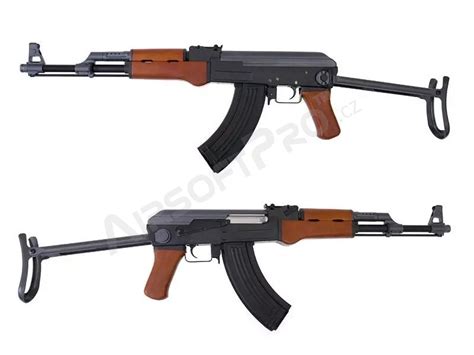 AK Airsoft Rifle AK47S Full Metal Wood CM 042S AirsoftPro Cz