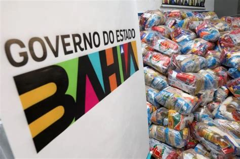 Bahia Sem Fome Inicia Entrega De Alimentos