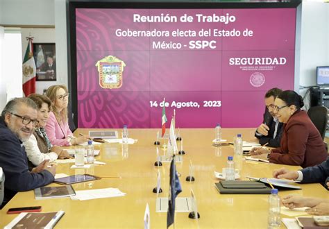 Edomex Y SSPC Acuerdan Combatir La Inseguridad Y Violencia Que Viven