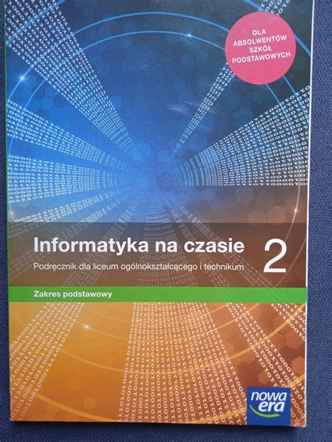 Informatyka na czasie podręcznik 2 Nowa Era 2020 12554529211