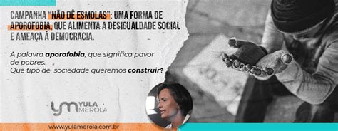 Campanha N O D Esmolas Uma Forma De Aporofobia Que Alimenta A