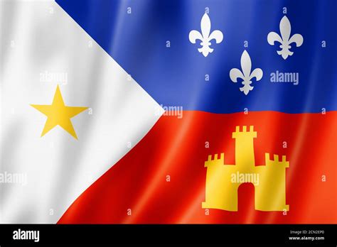 Cajun ethnic flag, America Stock Photo - Alamy