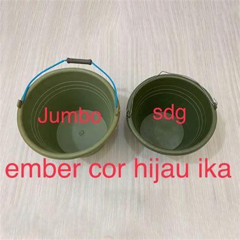 Jual Ember Plastik Hijau Ember Cor Hijau Ika Ember Bangunan