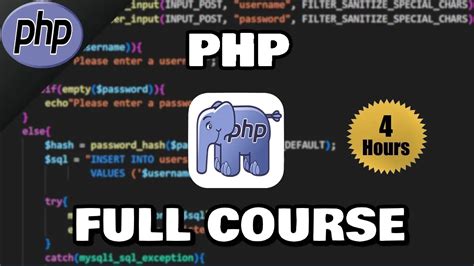 PHP Full Course Learn PHP From Scratch To Advanced