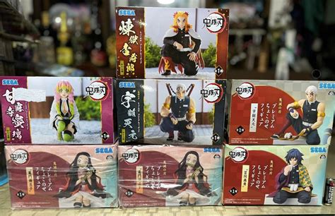 Demon Slayer Kimetsu No Yaiba Sega Noodle Stopper Set Figures