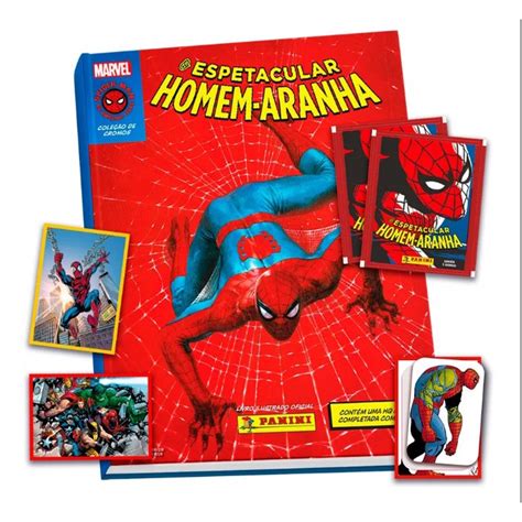 Album De Figurinhas Capa Dura Marvel O Espetacular Homem Aranha 40