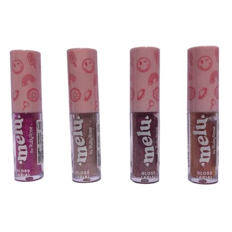 Gloss Labial Brilhante Melu By Ruby Rose 4 Cores Shopee Brasil