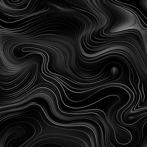 Premium AI Image | Abstract lines that are black and white.