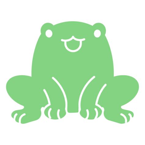 Happy Frog Cut Out PNG & SVG Design For T-Shirts