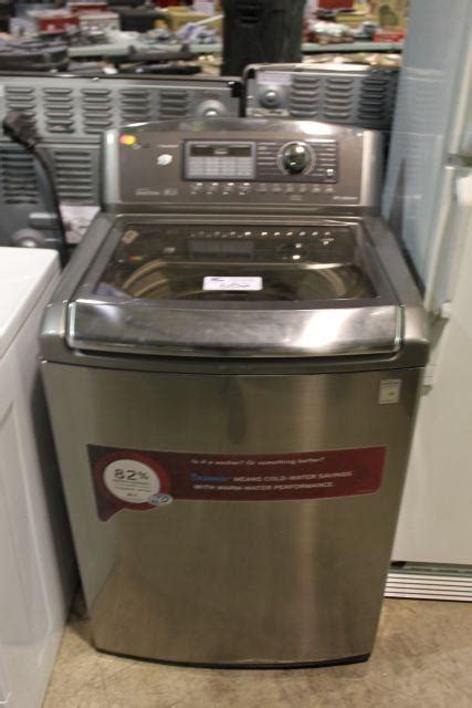 Lg Silver Wave Force Glass Top Washing Machine